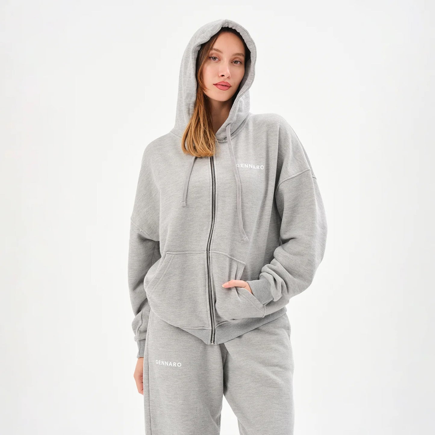 Oversize Zip Hoodie