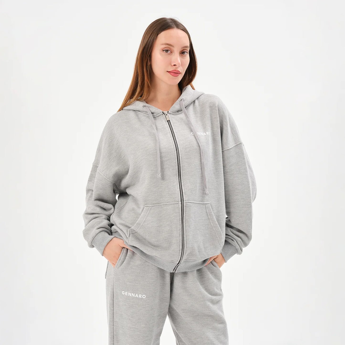 Oversize Zip Hoodie