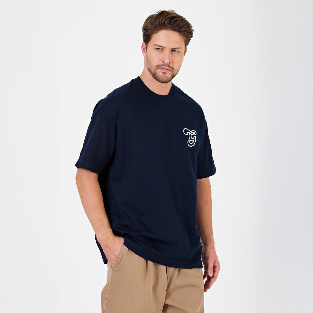 Nakışlı 270GSM Oversize T-Shirt
