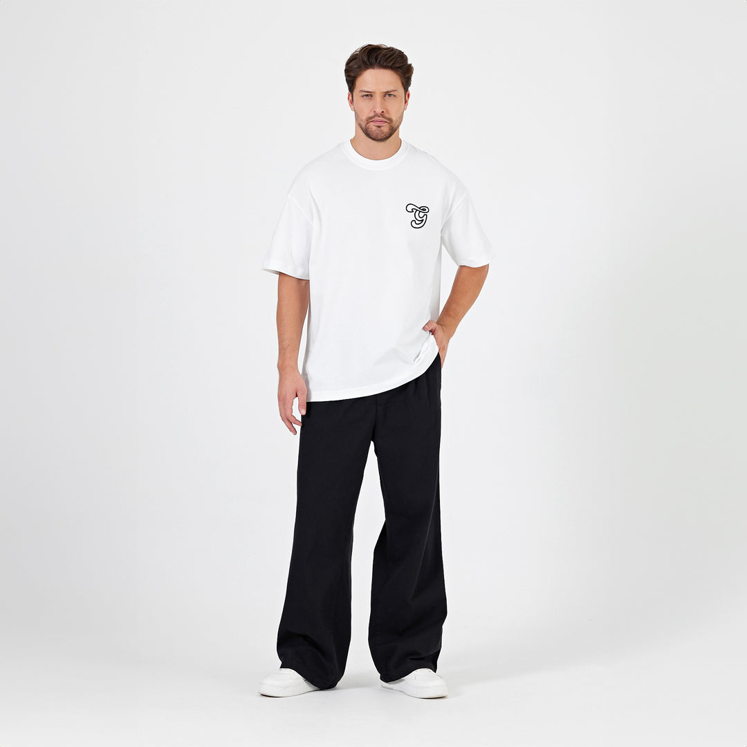 Nakışlı 270GSM Oversize T-Shirt