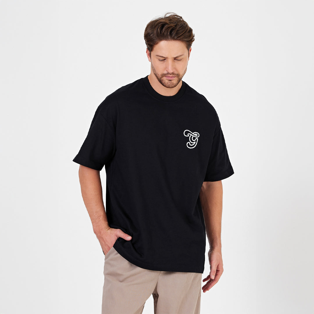 Nakışlı 270GSM Oversize T-Shirt