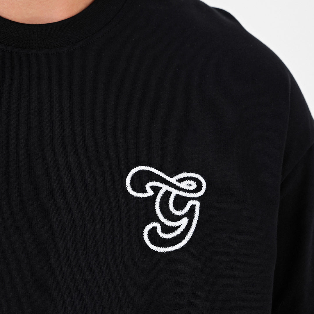 Nakışlı 270GSM Oversize T-Shirt