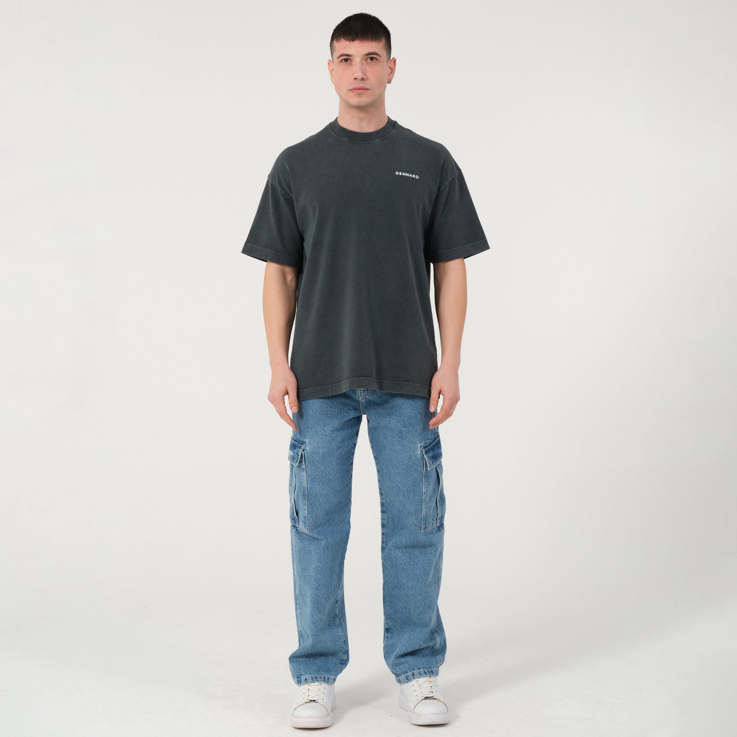 Relax Fit Denim Kargo