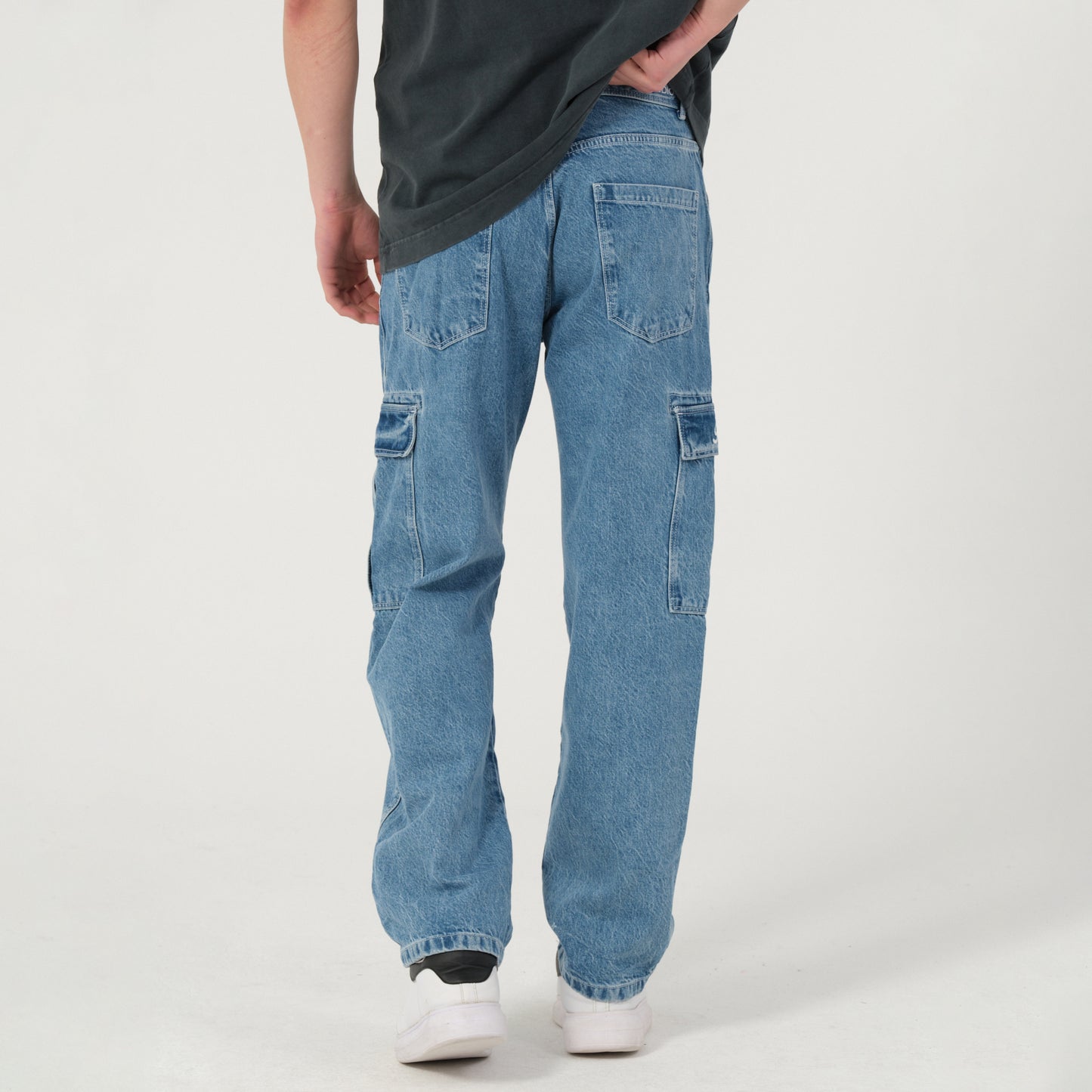 Relax Fit Denim Kargo