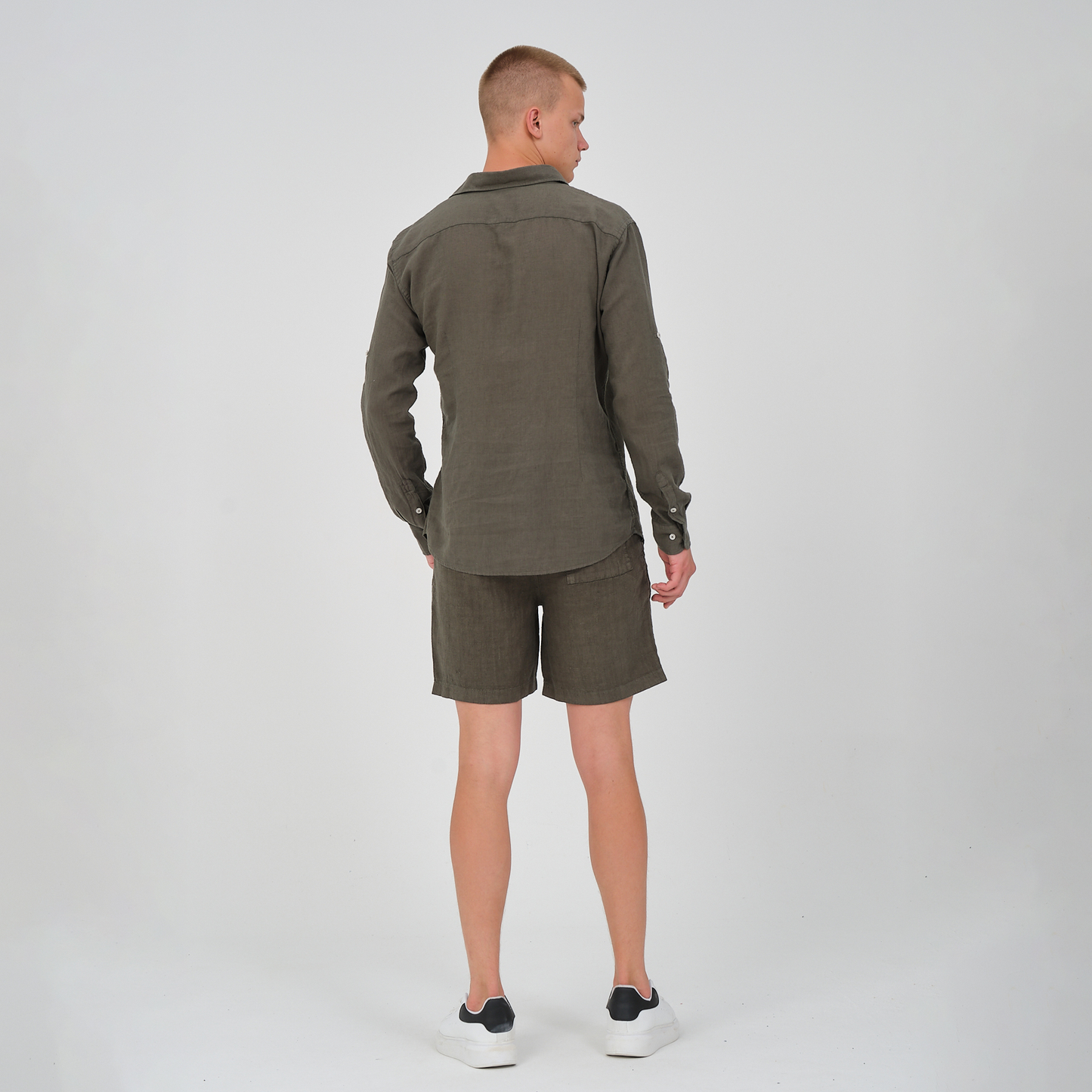 Erkek %100 Keten Şort