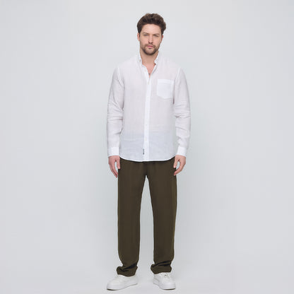 Rahat Kesim Keten Gömlek