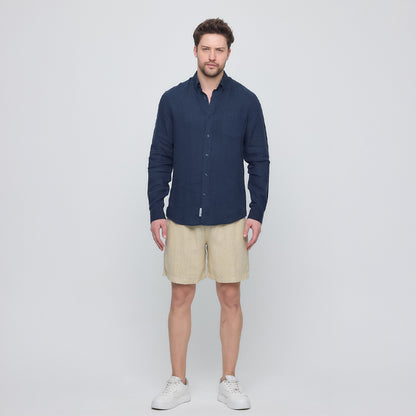 Rahat Kesim Keten Gömlek