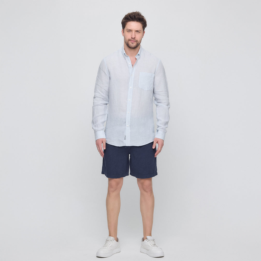 Rahat Kesim Keten Gömlek