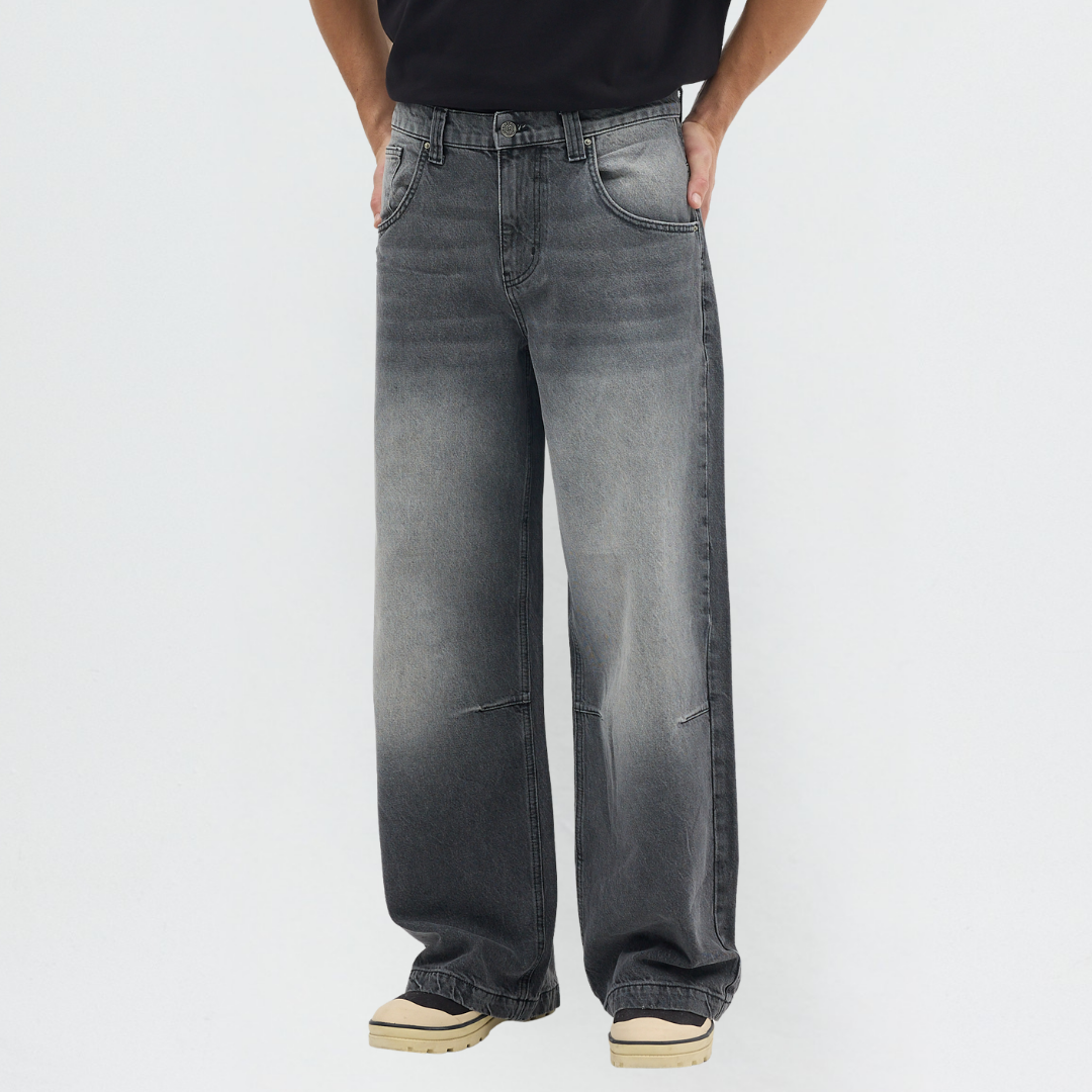 Baggy Bol Kesim Jean Pantolon