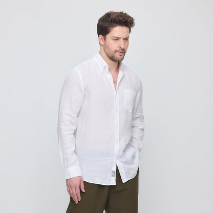 Rahat Kesim Keten Gömlek