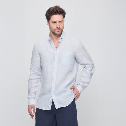 Rahat Kesim Keten Gömlek