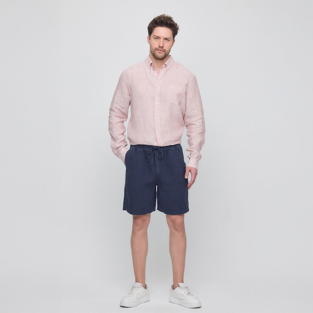 Rahat Kesim Keten Gömlek