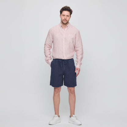 Rahat Kesim Keten Gömlek