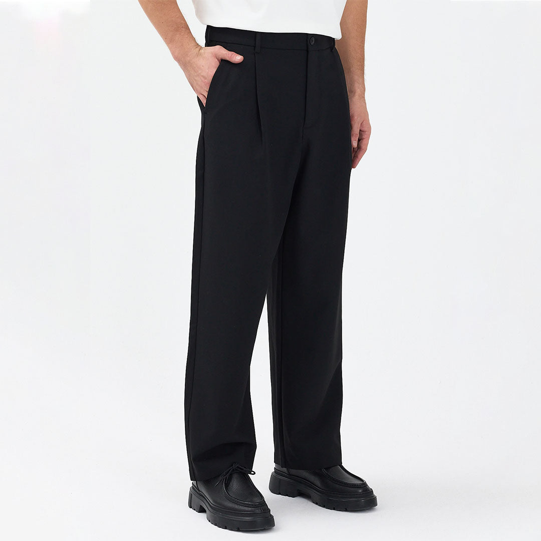 Pileli Modern Kesim Kumaş Pantolon