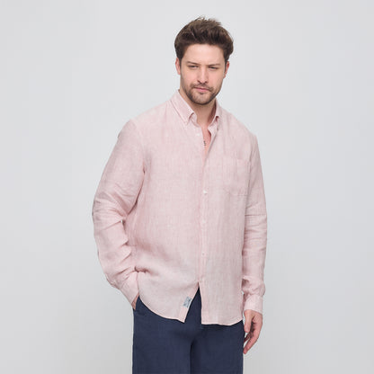 Rahat Kesim Keten Gömlek