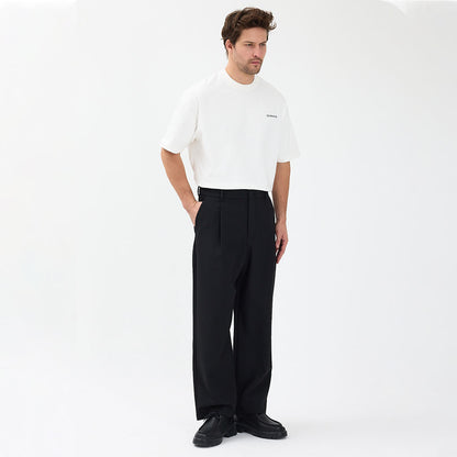 Pileli Modern Kesim Kumaş Pantolon