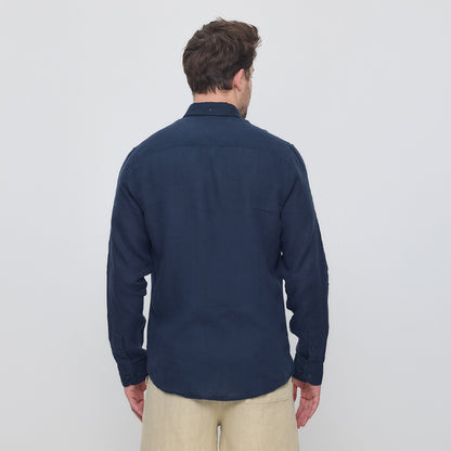 Rahat Kesim Keten Gömlek