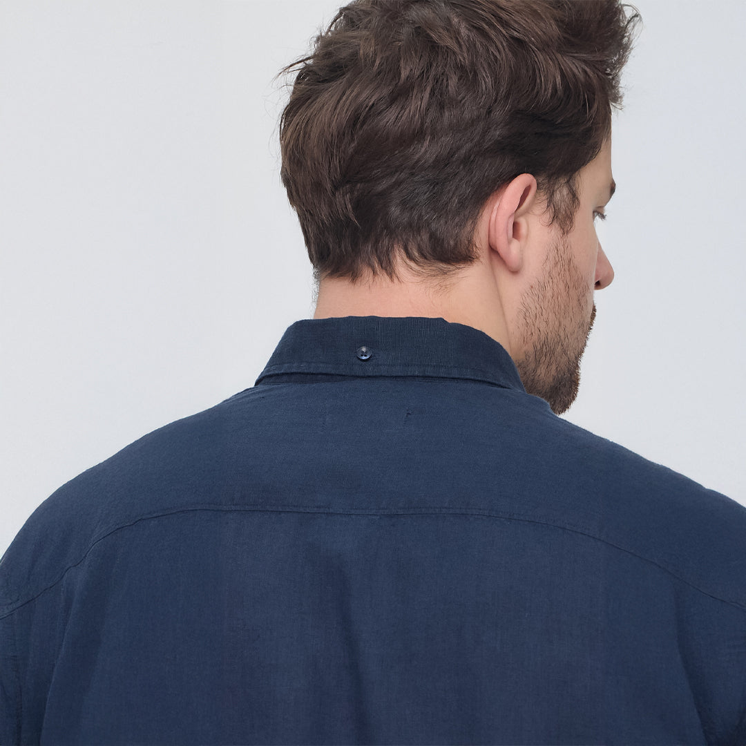 Rahat Kesim Keten Gömlek