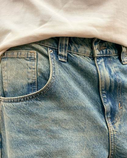 Baggy Bol Kesim Jean Pantolon