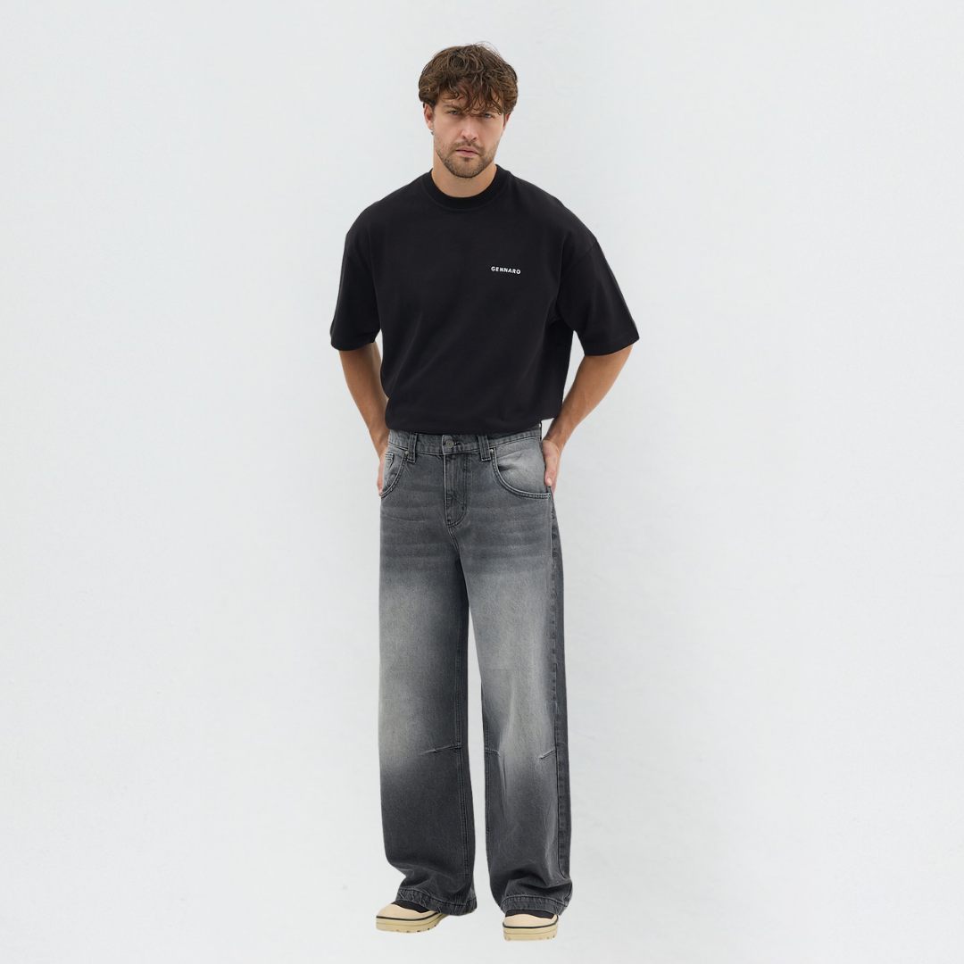 Baggy Bol Kesim Jean Pantolon