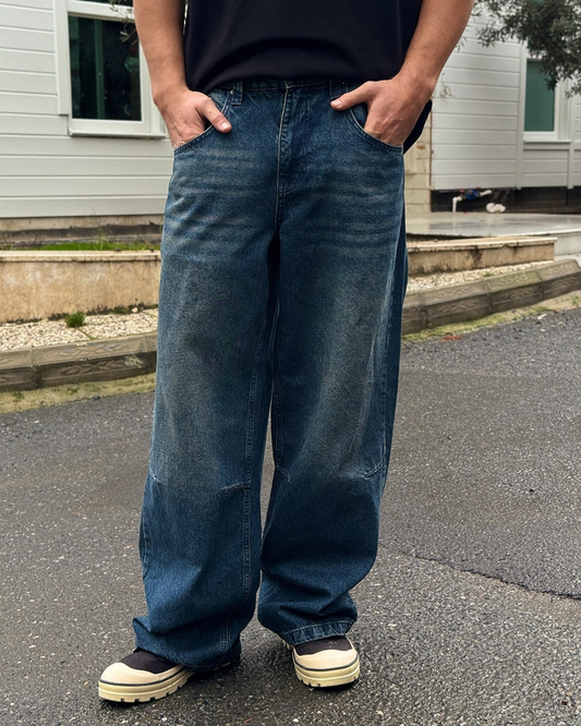 Baggy Bol Kesim Jean Pantolon