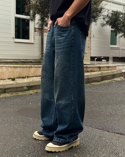 Baggy Bol Kesim Jean Pantolon