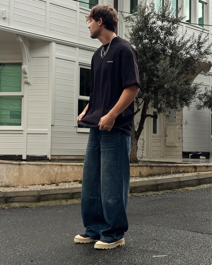 Baggy Bol Kesim Jean Pantolon