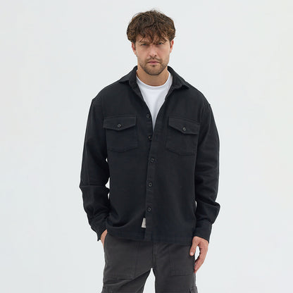 Dokulu Rahat Kesim Ceket Gömlek