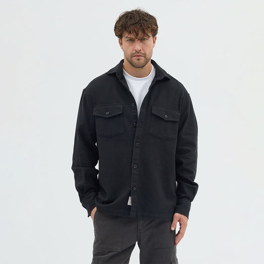 Dokulu Rahat Kesim Ceket Gömlek