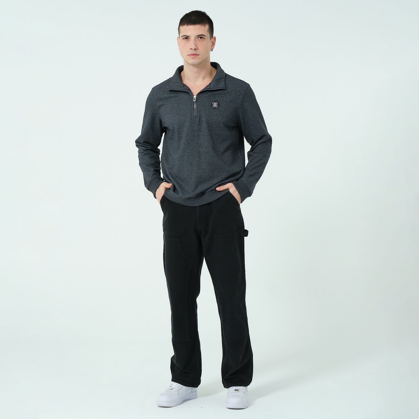 Half Zip Sweatshirt