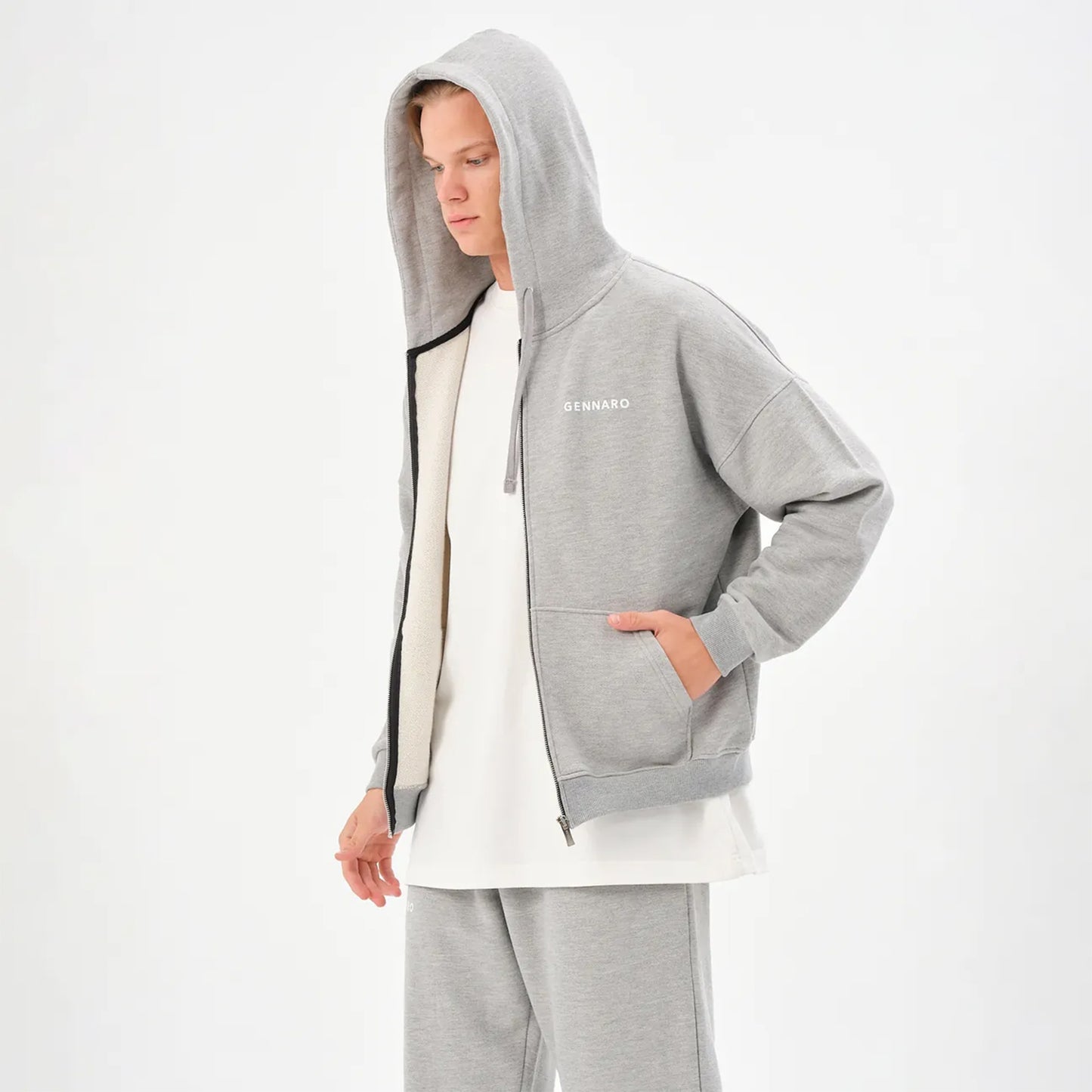 Oversize Zip Hoodie