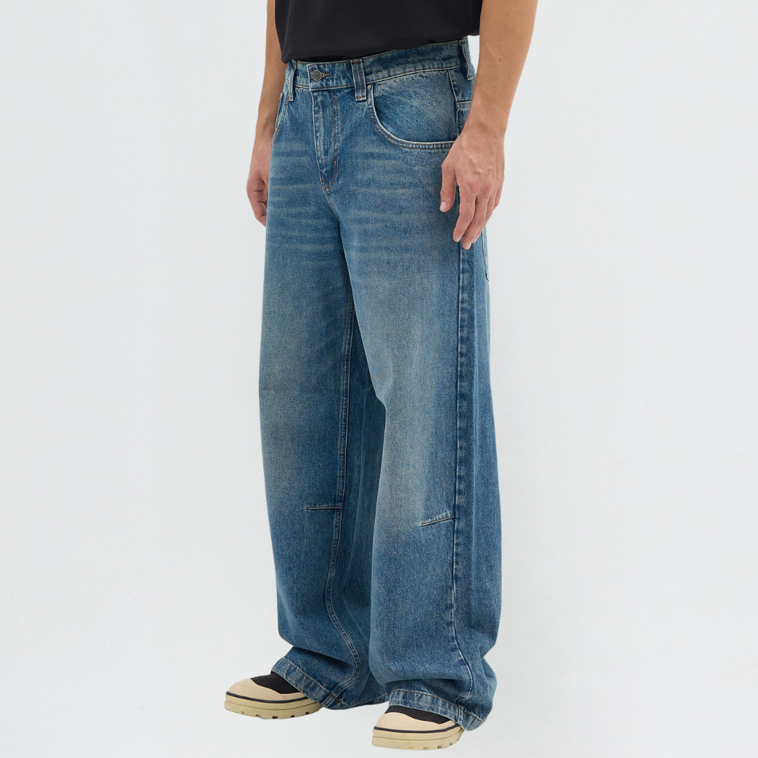 Baggy Bol Kesim Jean Pantolon