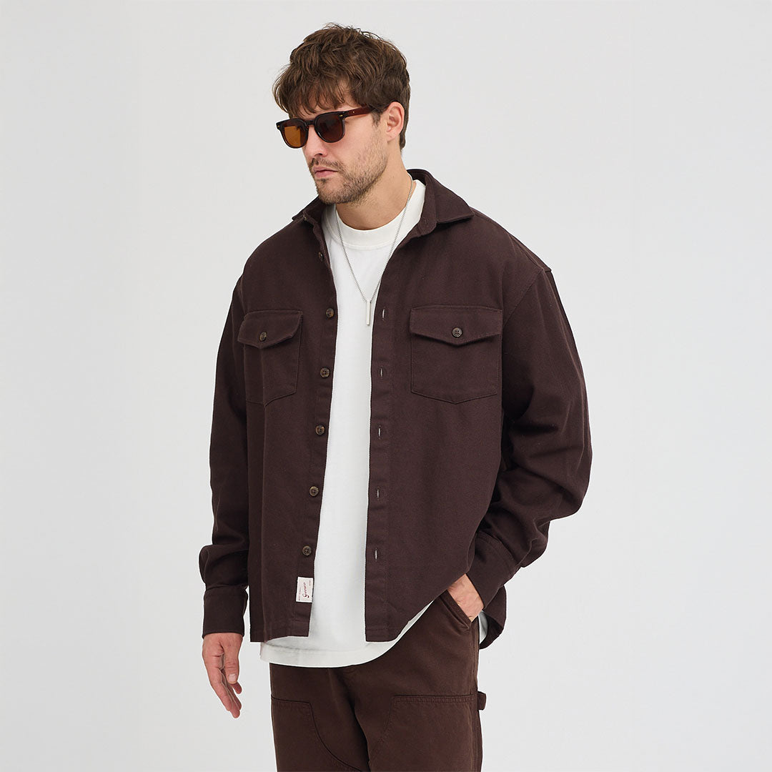 Dokulu Rahat Kesim Ceket Gömlek