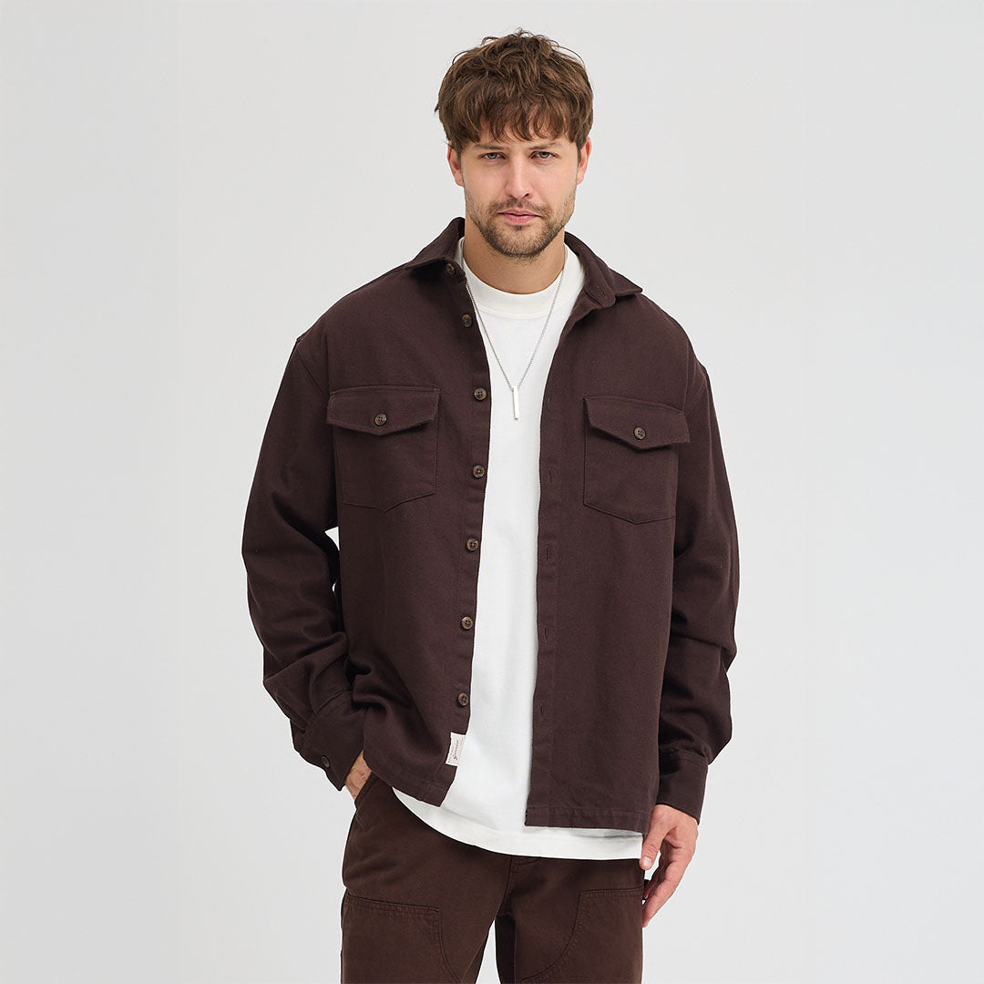 Dokulu Rahat Kesim Ceket Gömlek