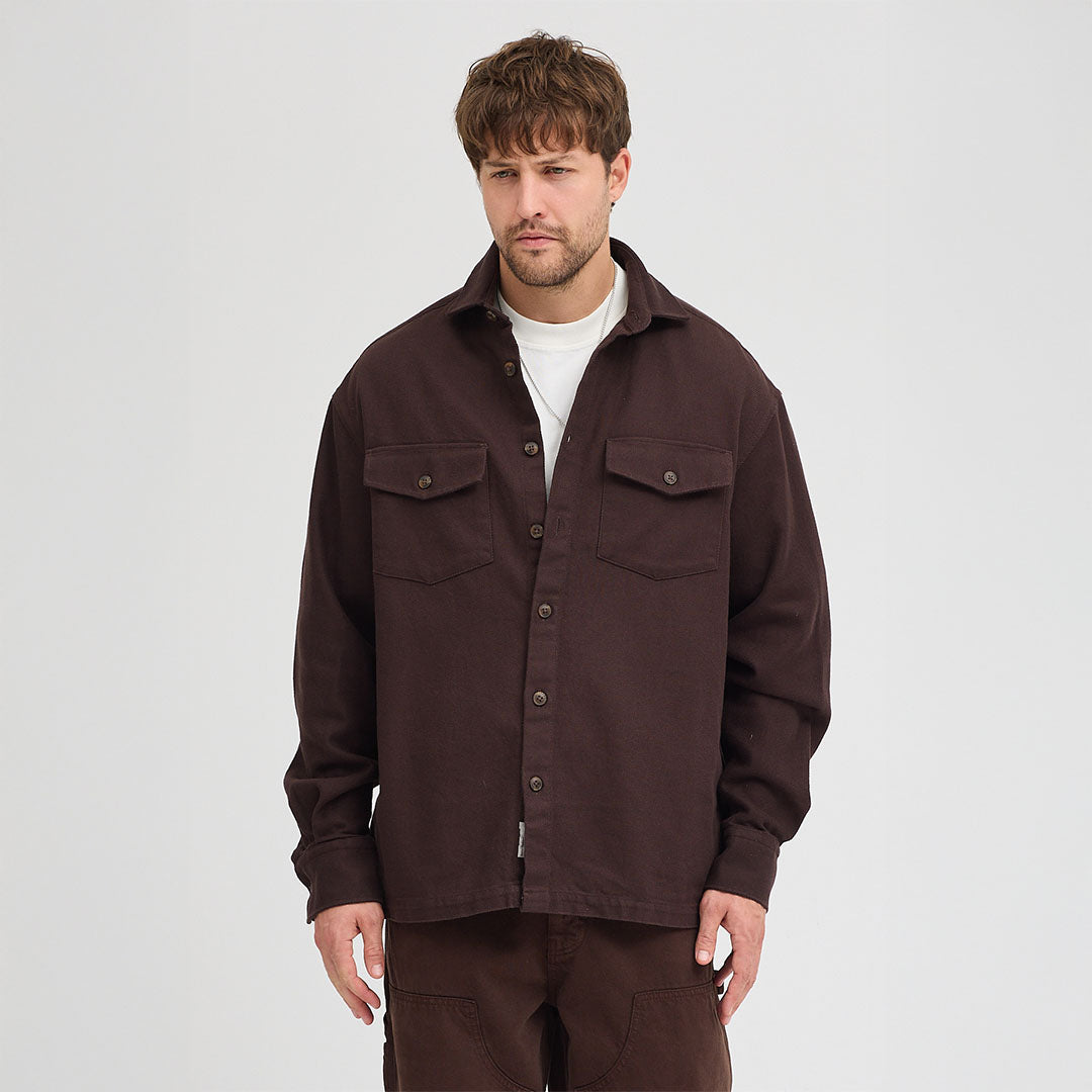 Dokulu Rahat Kesim Ceket Gömlek