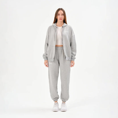 Oversize Zipli Eşofman Takımı