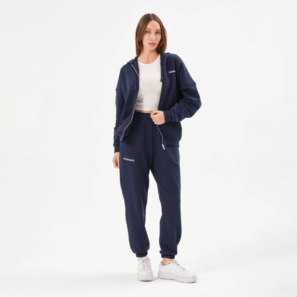Oversize Zipli Eşofman Takımı
