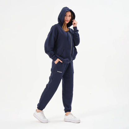 Oversize Zipli Eşofman Takımı