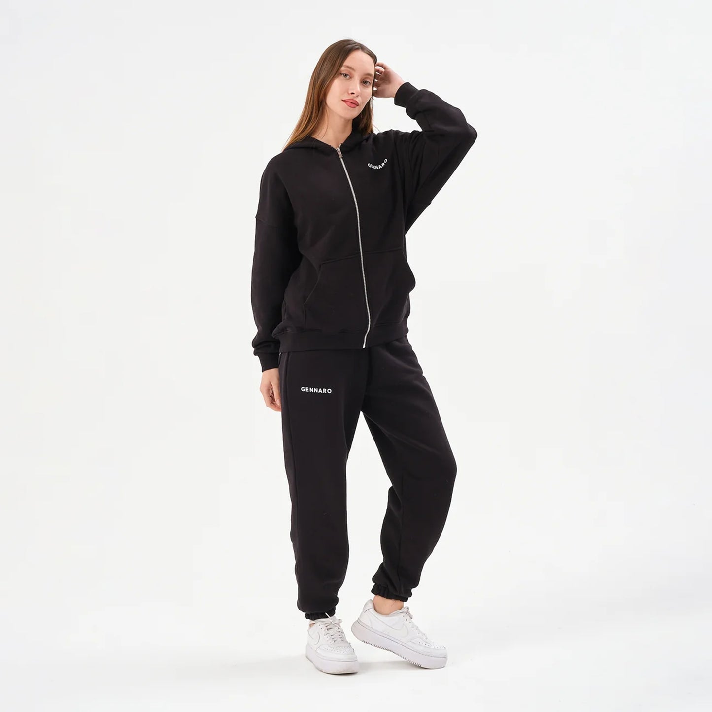 Oversize Zipli Eşofman Takımı