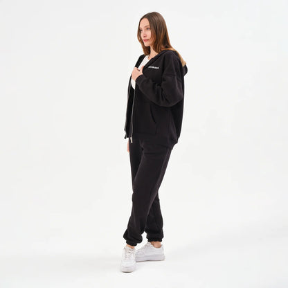 Oversize Zipli Eşofman Takımı