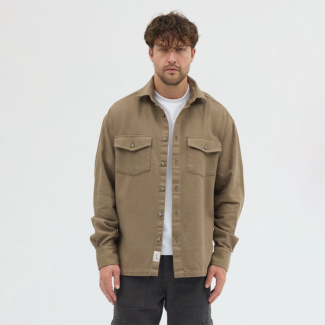 Dokulu Rahat Kesim Ceket Gömlek