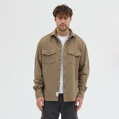 Dokulu Rahat Kesim Ceket Gömlek