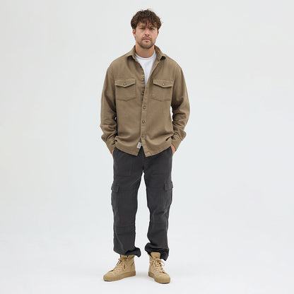 Dokulu Rahat Kesim Ceket Gömlek