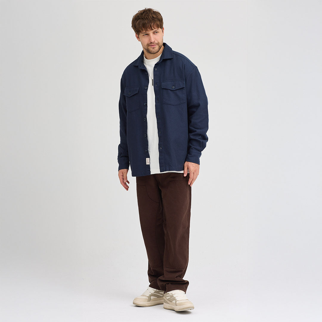 Dokulu Rahat Kesim Ceket Gömlek