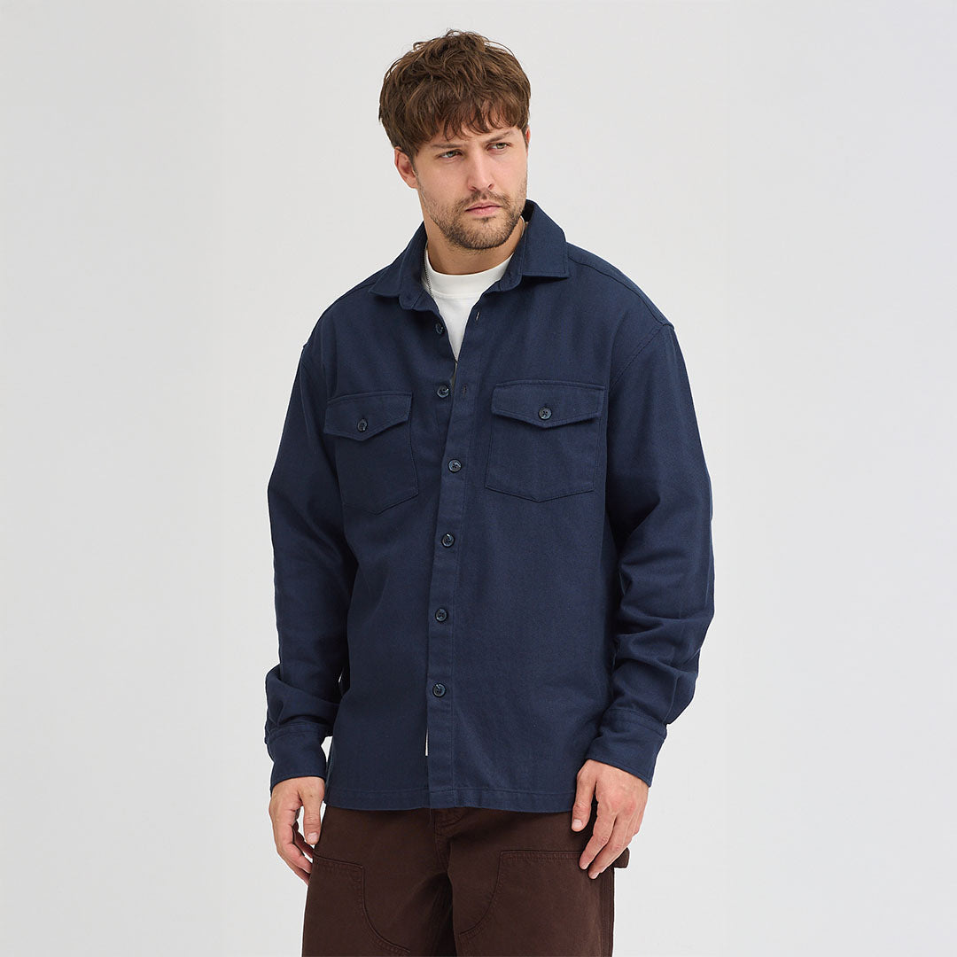 Dokulu Rahat Kesim Ceket Gömlek