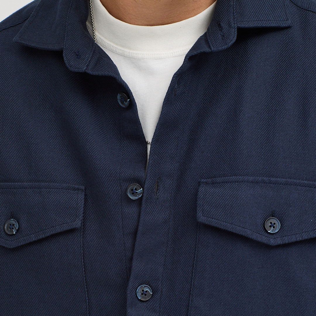 Dokulu Rahat Kesim Ceket Gömlek