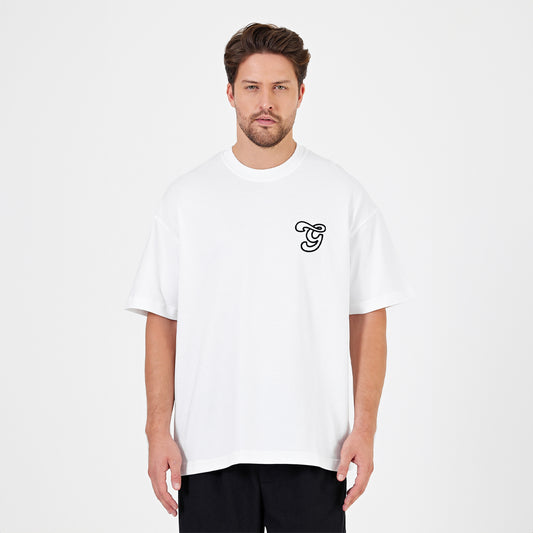 Nakışlı 270GSM Oversize T-Shirt