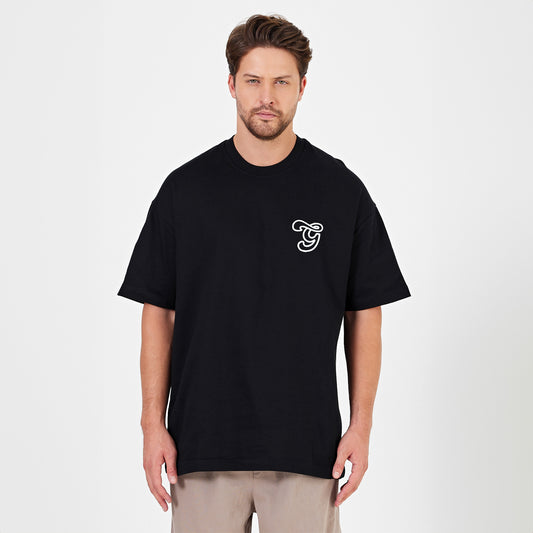 Nakışlı 270GSM Oversize T-Shirt