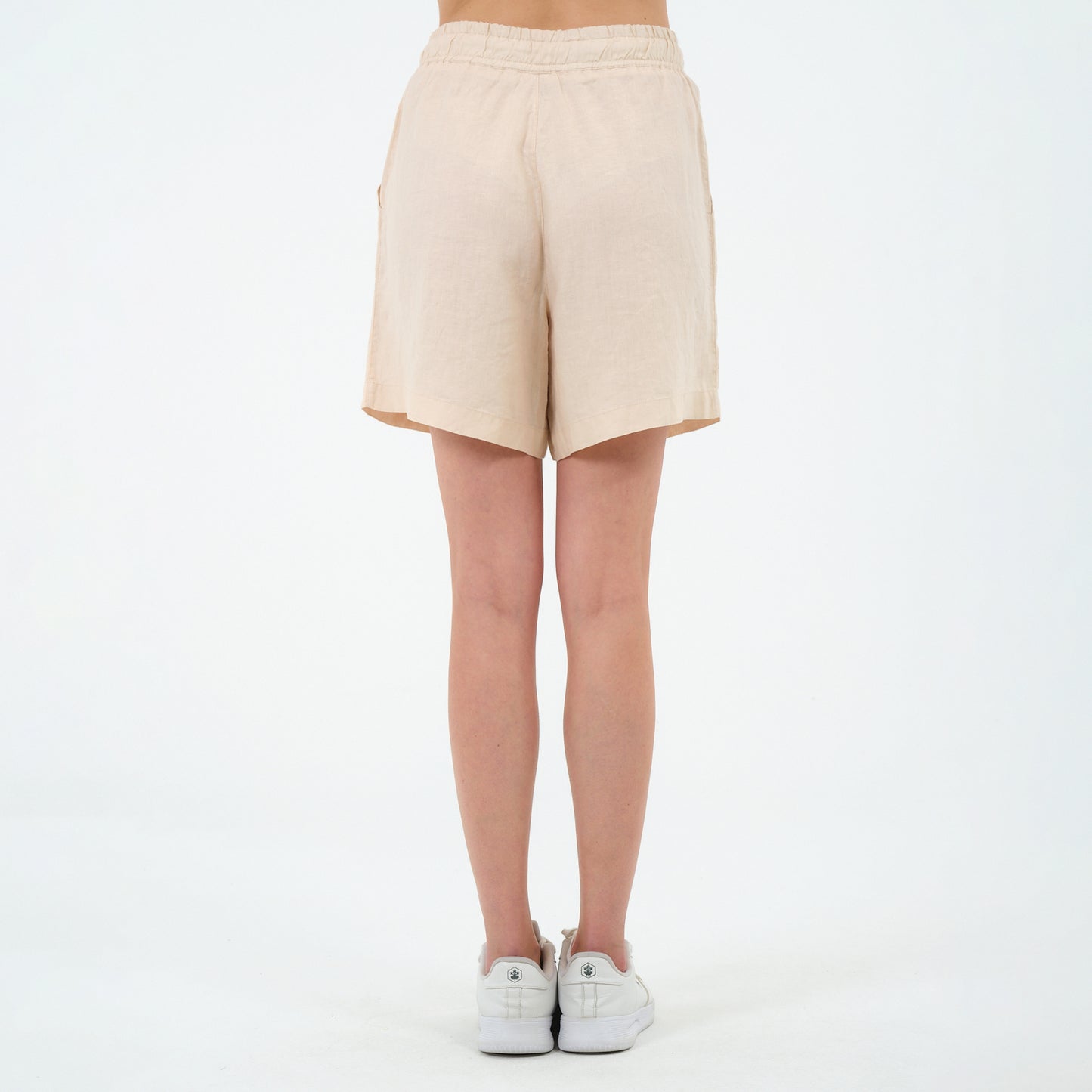 %100 Keten Şort