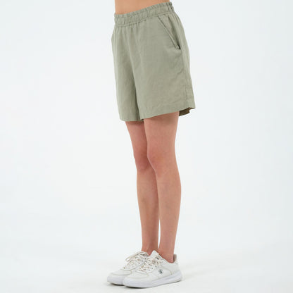 %100 Keten Şort